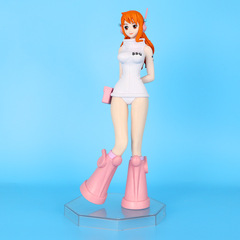 最新商品のワンピースアニメ未来島周辺のタマゴ島ナミの手作り二次元美少女の置物