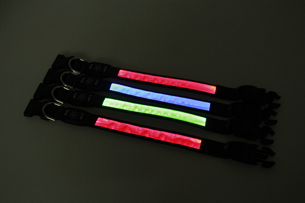 USB反光革发光项圈 (62)