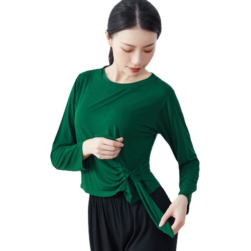 Dance practice clothes for women, modern dance basic training clothes, slimming yoga clothes, wide-leg pants, square dance performance clothes