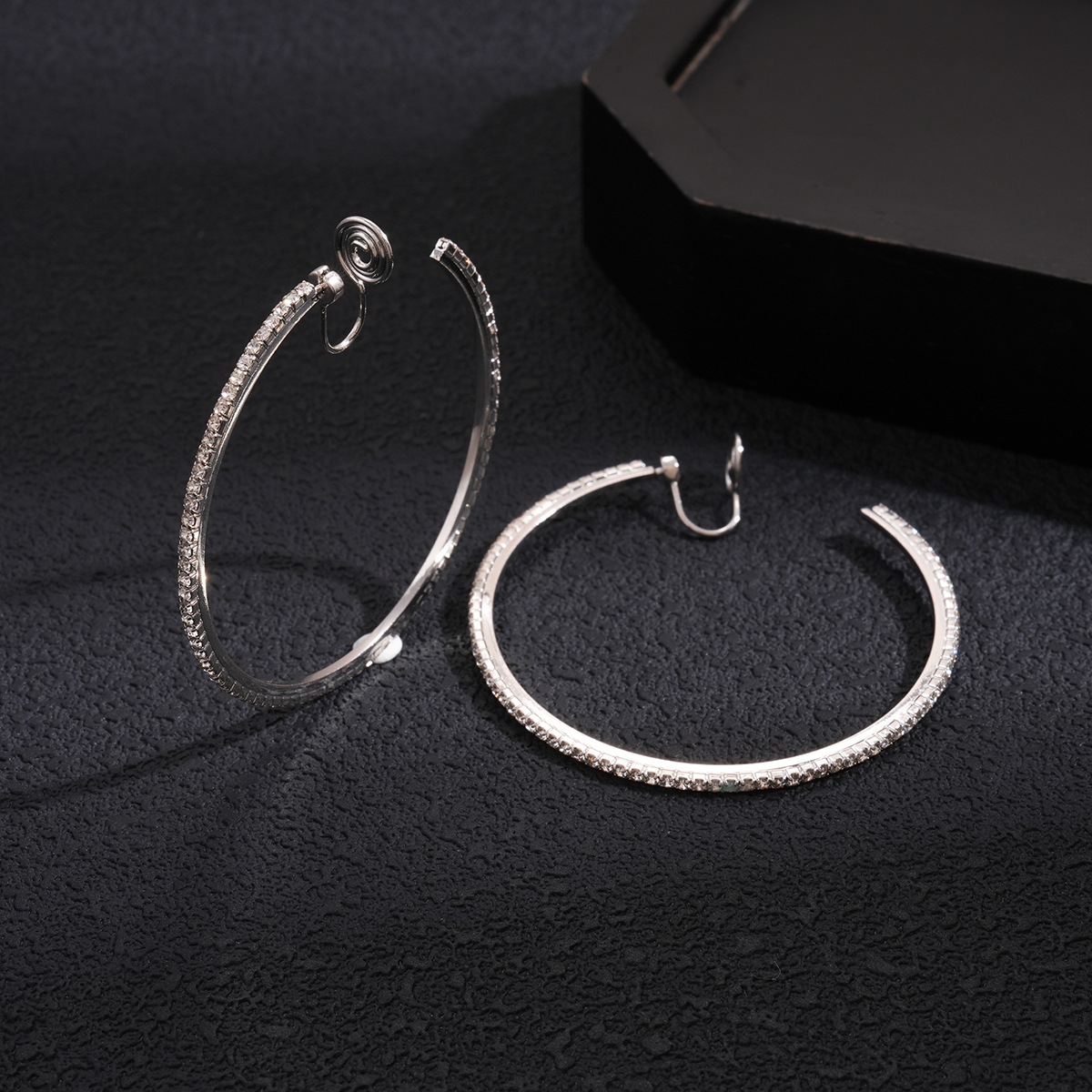 Clip de orejas - Plata - 5cm