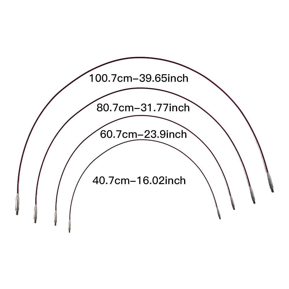 Herramienta de tejido transfronterizo Aguja de suéter Aguja de anillo de cabeza intercambiable Juego de 13 piezas Aguja de anillo desmontable de dos colores de madera estable