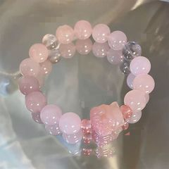 神女の涙九尾狐は粉晶のブレスレットをまねます。