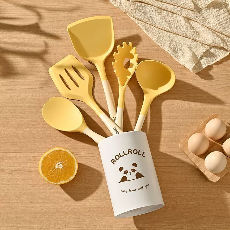 Силиконовая ложка для супа Домашняя термостойкая ложка для супа большая супа изысканная пищевая ложка для отвара