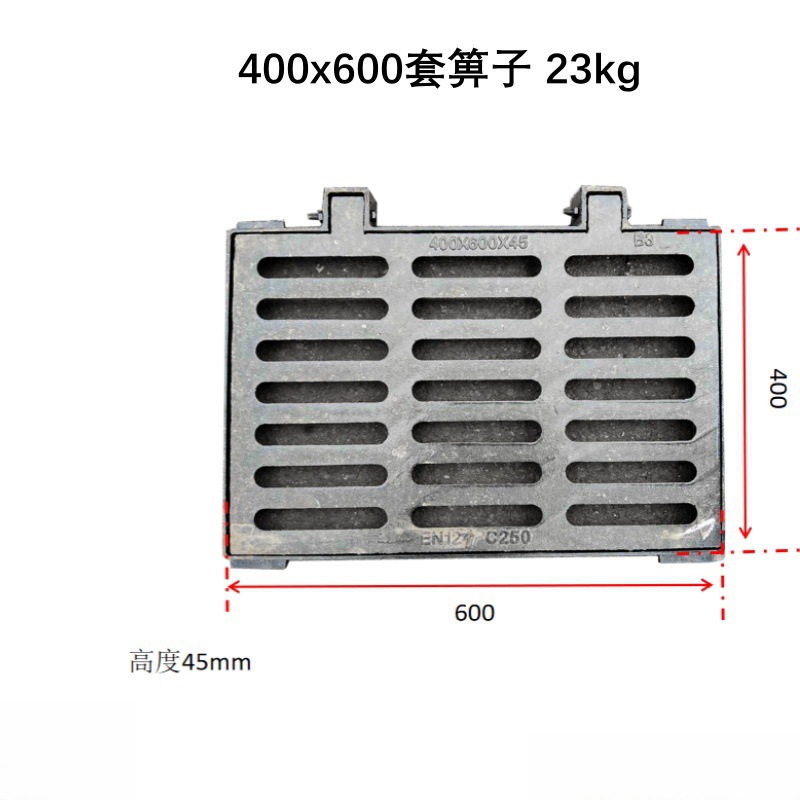 方形铸铁篦子铸铁沟盖板道路排水球墨铸铁水篦子