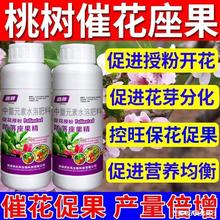 桃树坐果灵催花剂无需沾花桃子保花保果防落果防裂授粉剂专用肥料