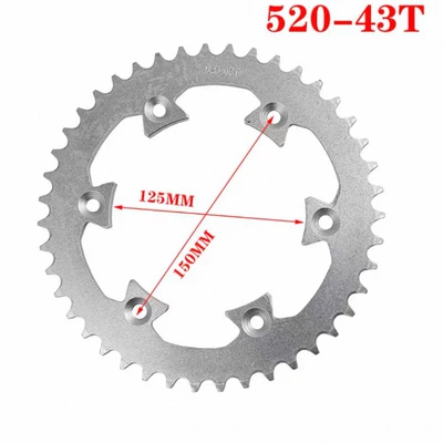 Dəbilqə (Kaska) aksesuarları modification, gear disc, fuel - 520-43-teeth-125mm-inner-hole-spacing-150mm