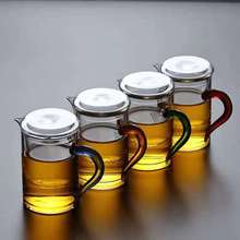 小號玻璃茶壺耐熱玻璃泡茶沖茶壺個人小壺帶內膽加厚花茶壺紅茶泡