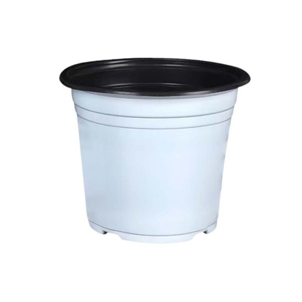 White two-color flower pot planting seedling nutrition bowl…