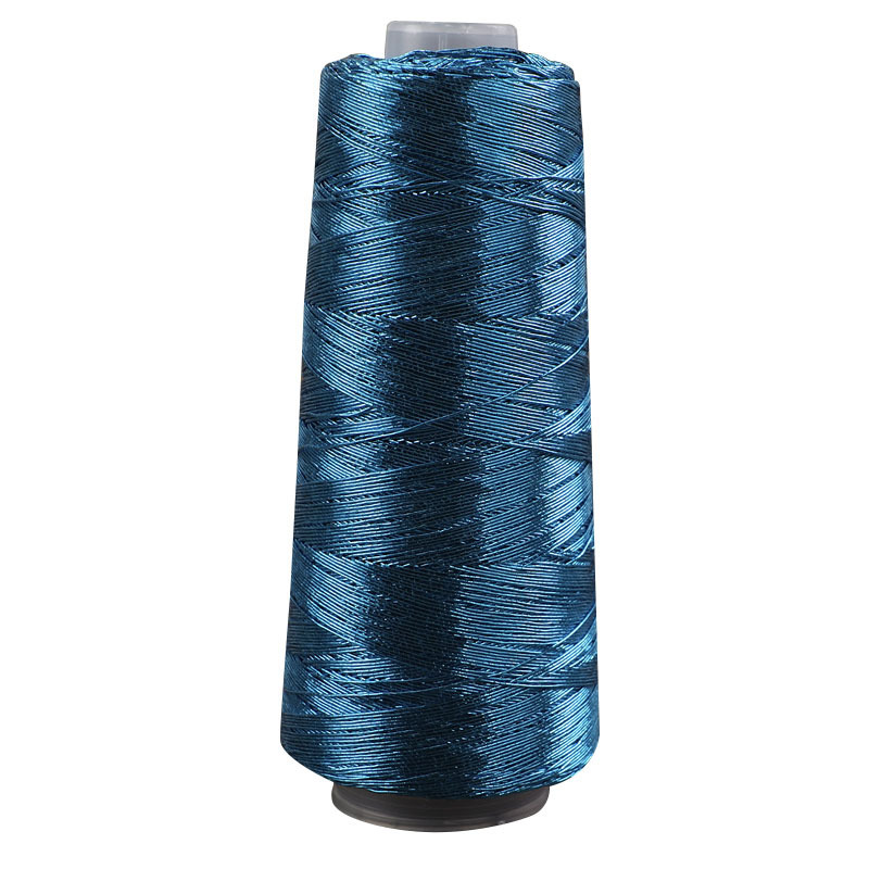 Gold and Silver Core-Spun Yarn, Internet-Famous Silver Core-Spun Yarn, Feve Style Shiny Silver Thread, Sequin Yarn for Handmade Crochet Bags