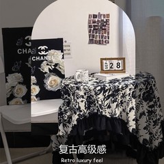 メーカーのテーブルクロスの卸売りは現物のフランスの高級なレトロなテーブルクロスのお茶のテーブルの上でソファーのカバーを敷きます。