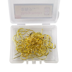 Boxed flat gold sea dusk fishing hook competitive sea dusk fishing hook with barbs fishing hook fishing gear crucian carp hook carp hook