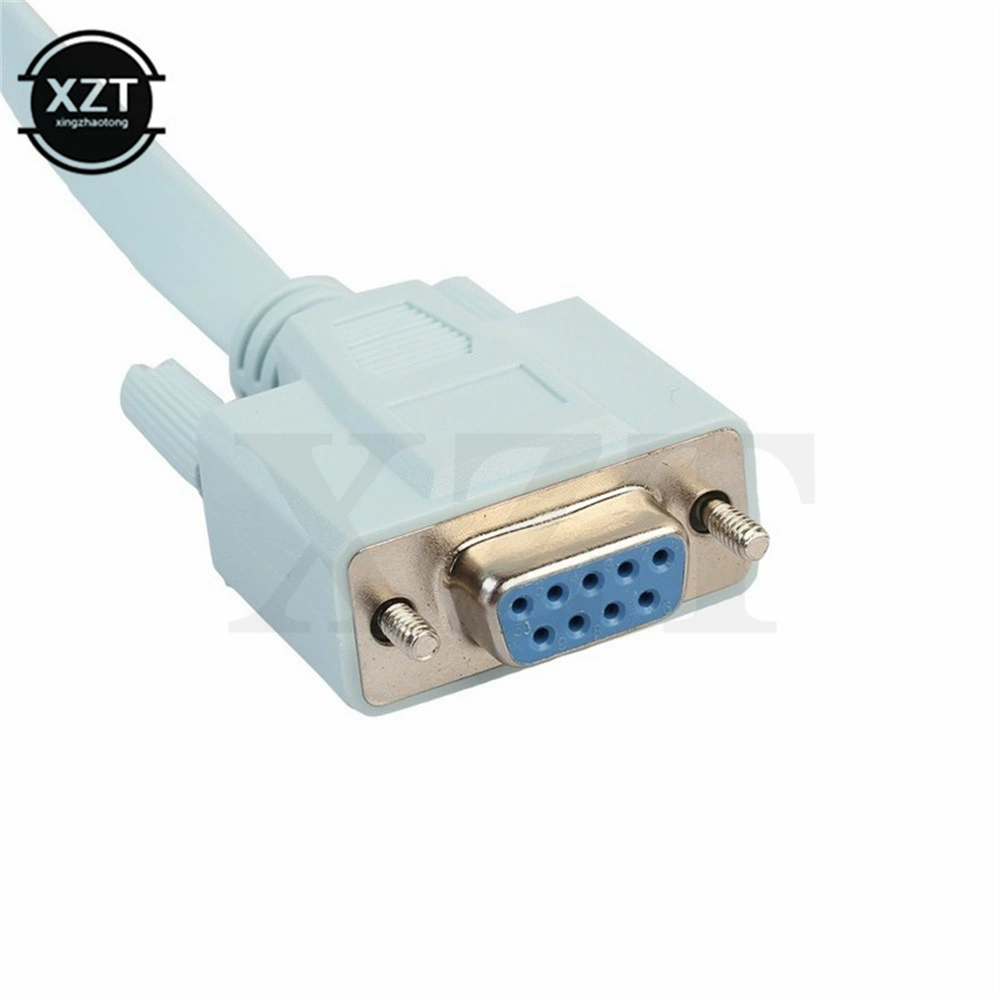 Фабрика напрямую управляет 1,5 метра для Cisco RS232 DB9 разъема материнского к RJ45 кристаллический разъем тестовой линии 232