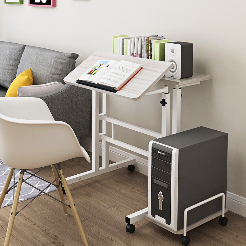 Mingzheng Furniture Factory Standing Computer Desk Simple Modern Desktop Notebook Home Simple Office Desk Mobile Lift Mingzheng Furniture Factory Standing Computer Desk Simple Modern Desktop Notebook Home Simple Office Desk Mobile Lift