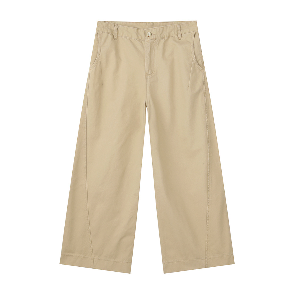 MTLCLOTHES Hombres| Clásico coreano de algodón simple minimalista de piernas largas de sensación de caída de la moda jeans sueltos