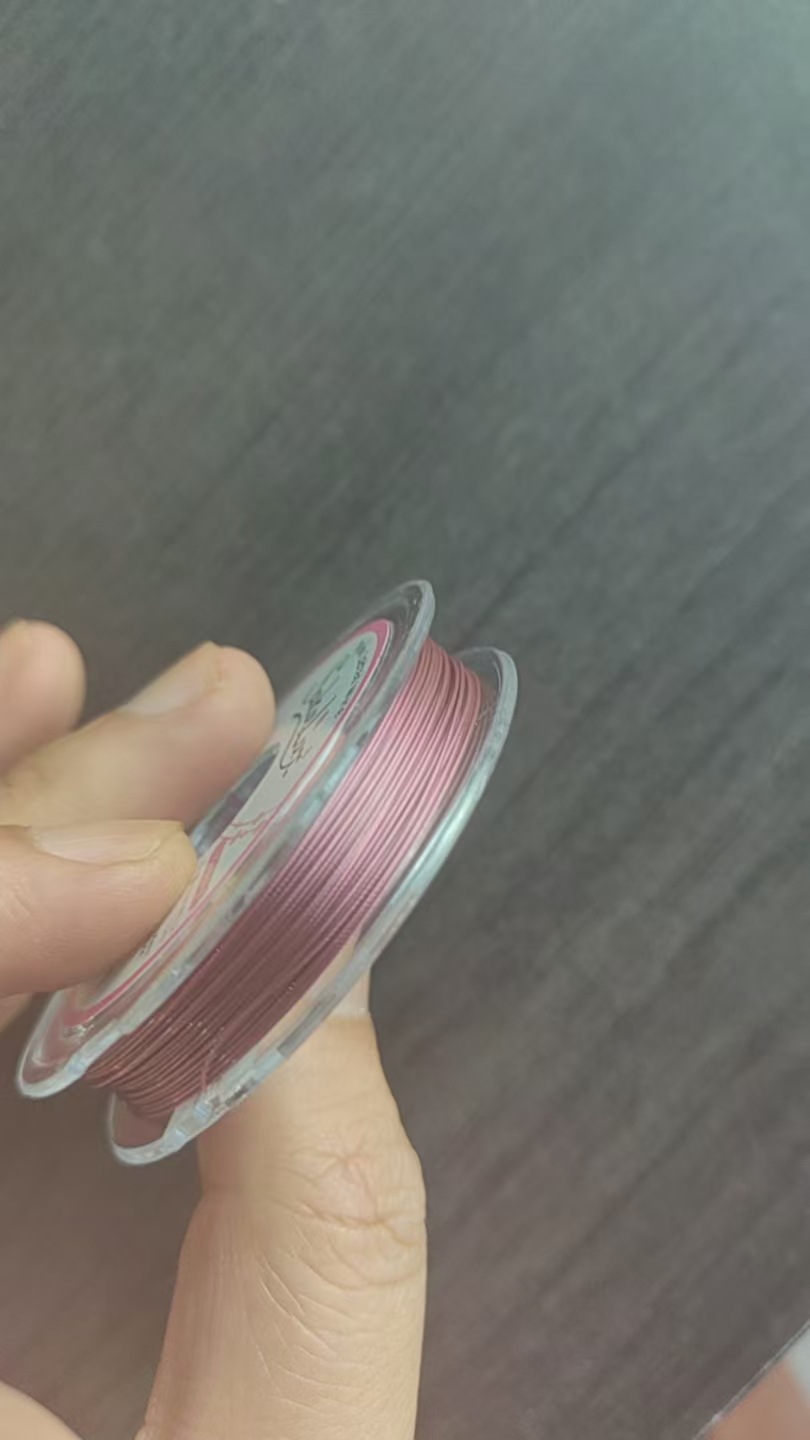 Japón de alta gama de alambre de oro de alambre de acero con accesorios de alambre especial de perlas pulsera cuerda de cuentas material DIY hecho a mano