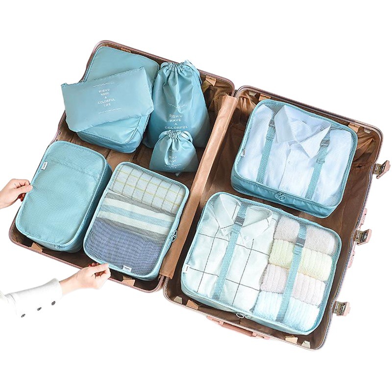 Bolsa de almacenamiento de viaje transfronterizo equipaje ropa interior zapatos bolsa de cordón bolsa de organización de viaje ropa bolsa de almacenamiento traje