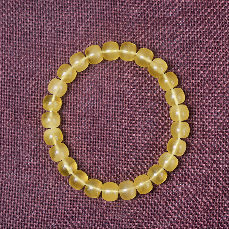 01/금 꿀 비즈 팔찌, 비즈 크기 약 8.5+mm/무게 약 9.98g