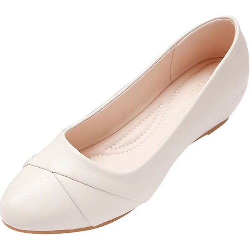 Simple soft sole and shallow mouth mother's shoes, comfortable commuting single-layer shoes, women's shoes, 2025 summer new style, light minococcasin-in shoes wholesale