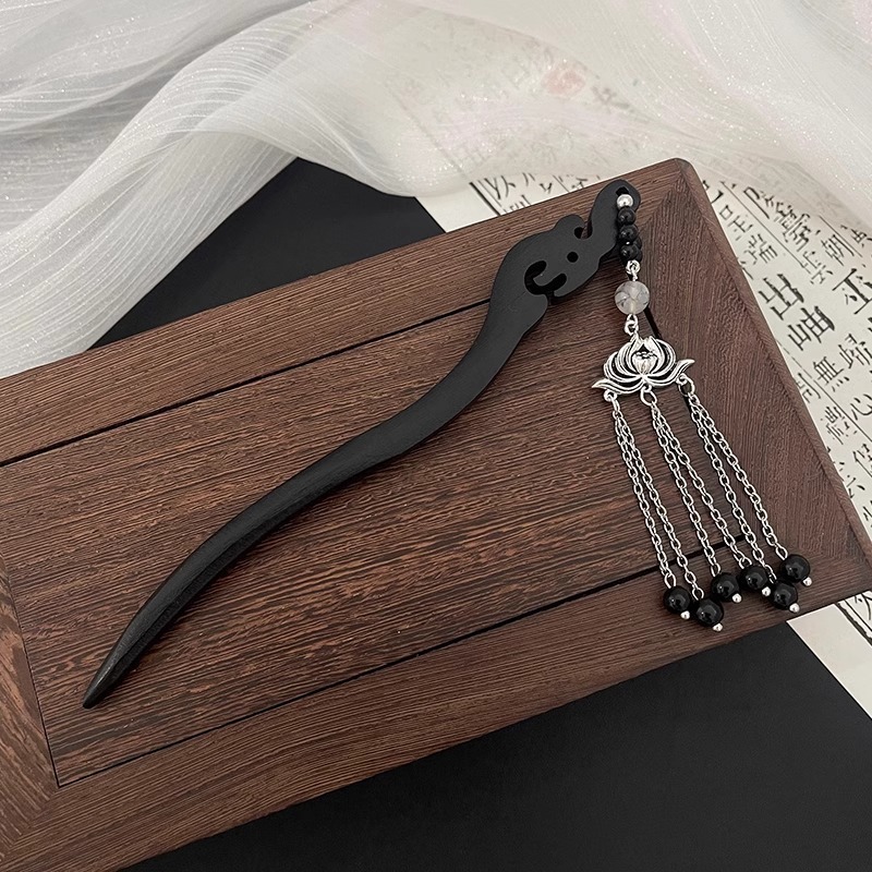 Nuevo estilo chino flange flores clip de cabello paso de agitación Hanfu Zhang clip de cabello antiguo estilo de alta sensibilidad clip de cabello clip de cabello tocado