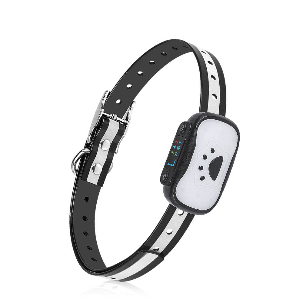 跨境新款止吠器智能多功能声音震动电击防狗叫宠物用品厂家止吠器