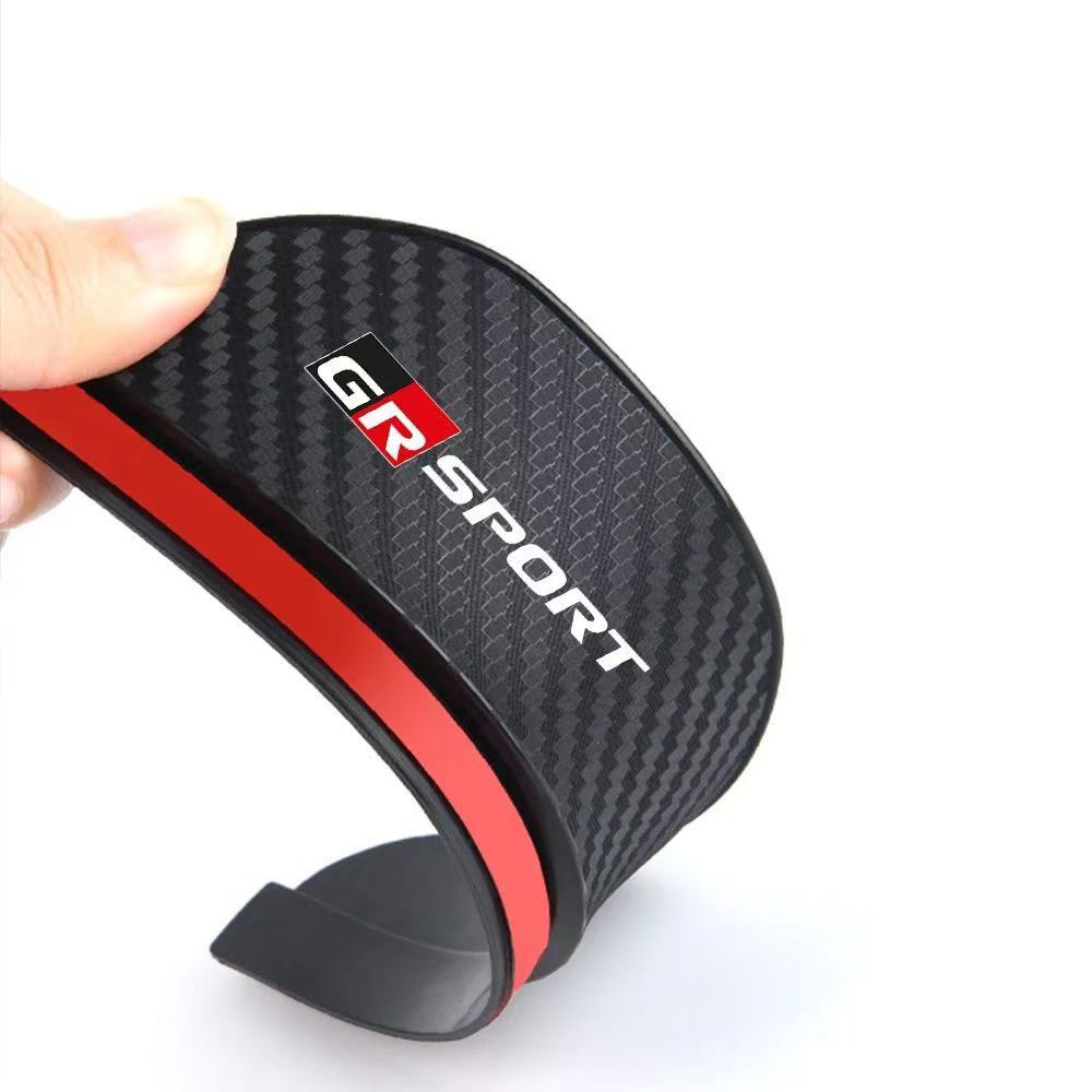Customizable Cross-Border Car Rearview Mirror Rain Shield, Thickened Carbon Fiber Texture Rearview Mirror Rain Guard