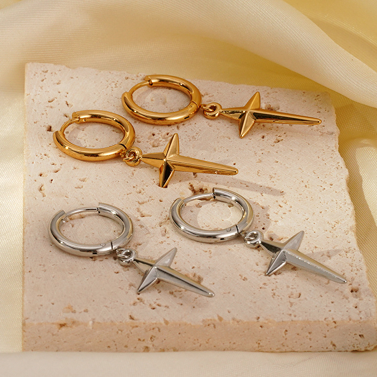 Frío viento cruzado simple nicho de alta sensación auriculares retro neutralidad accesorios de pareja al por mayor