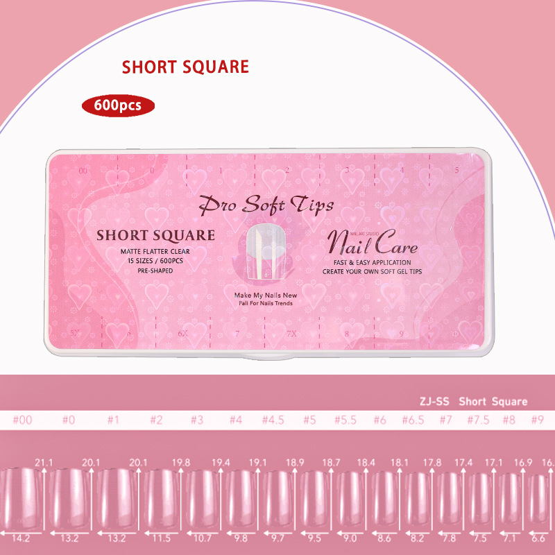 No. 12 semimate cuadrado corto