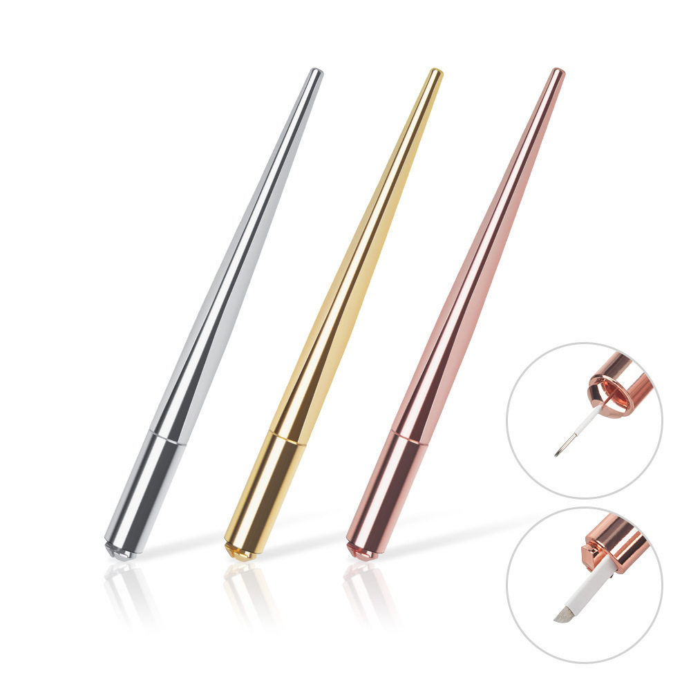 Pointed tail thick U-shaped needle eyebrow tattoo embroidery pen eyebrow tattoo floating eyebrow multifunctional cross-border wholesale supplies tools