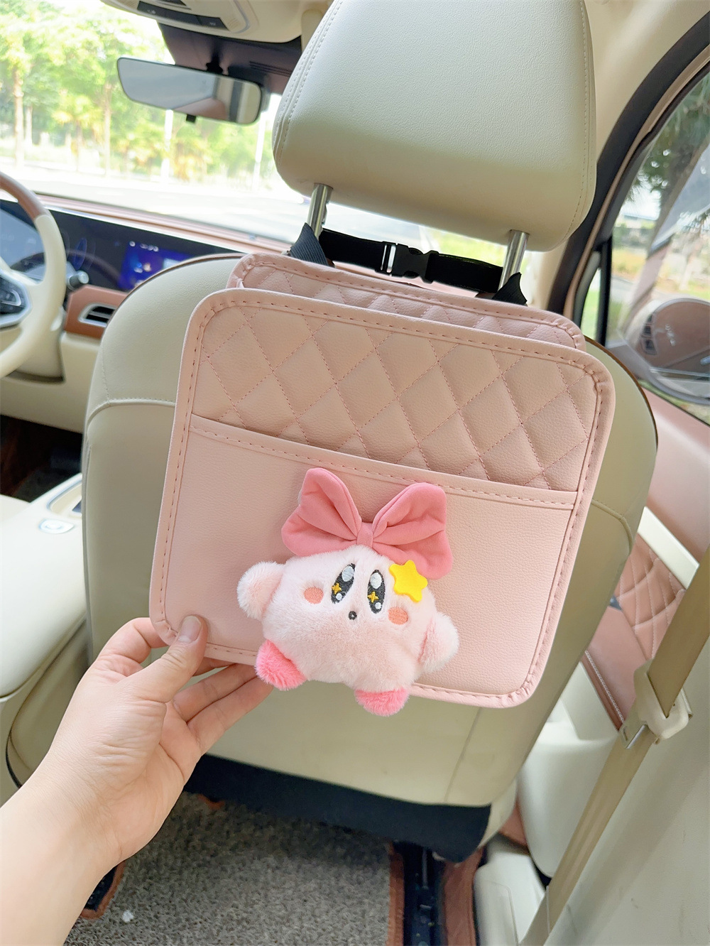 Seat storage box car multi-function rear car storage hanging bag hanging seat supplies women