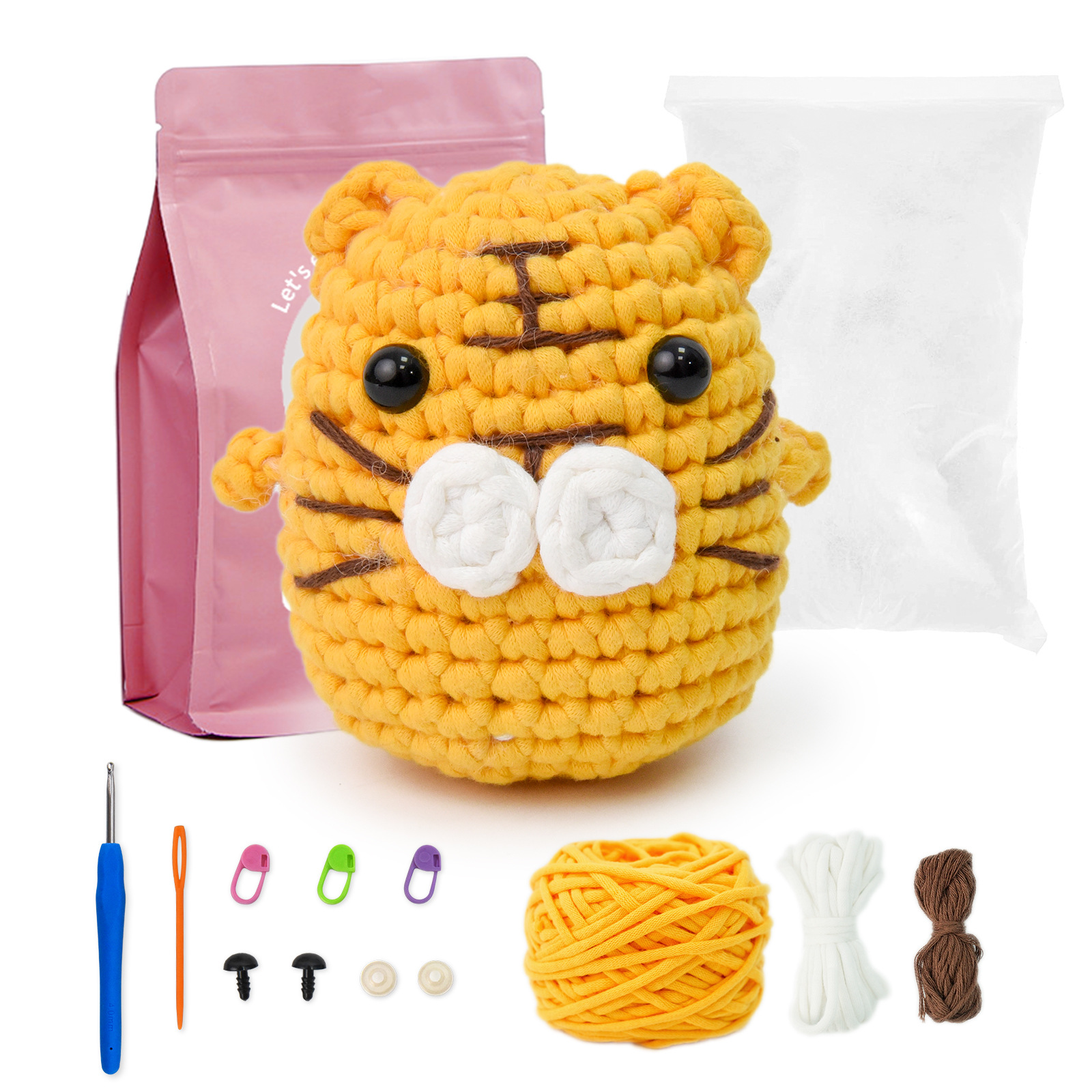 10cm 큰 호랑이 소재 패키지