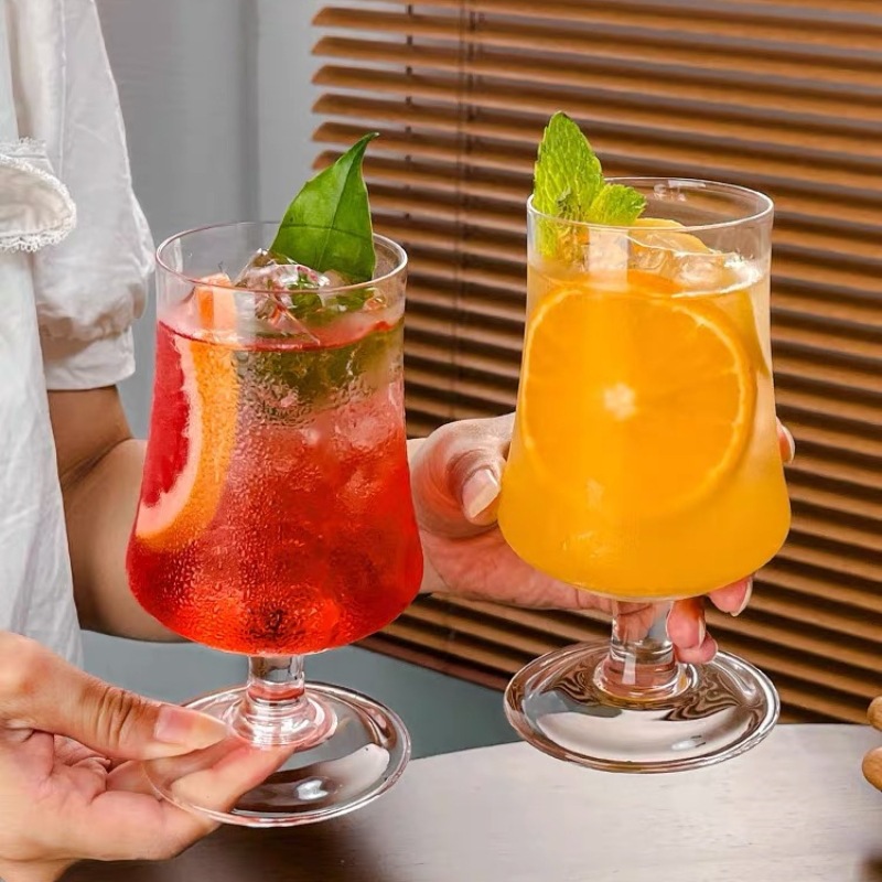 Taza de café, taza de bebida fría, taza de agua con burbujas de soda, taza de bebida, taza de cóctel, taza de vidrio alto, hielo americano