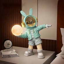 CH台灯卧室床头灯兔子夜灯送男友生日礼物儿童房装饰宇航员摆