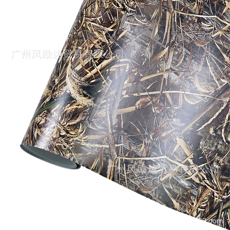 Cross-Border Popular Camouflage Grassland Car Body Color-Changing Film Electric Motorcycle Mountain Bike Color-Changing Decals Stickers