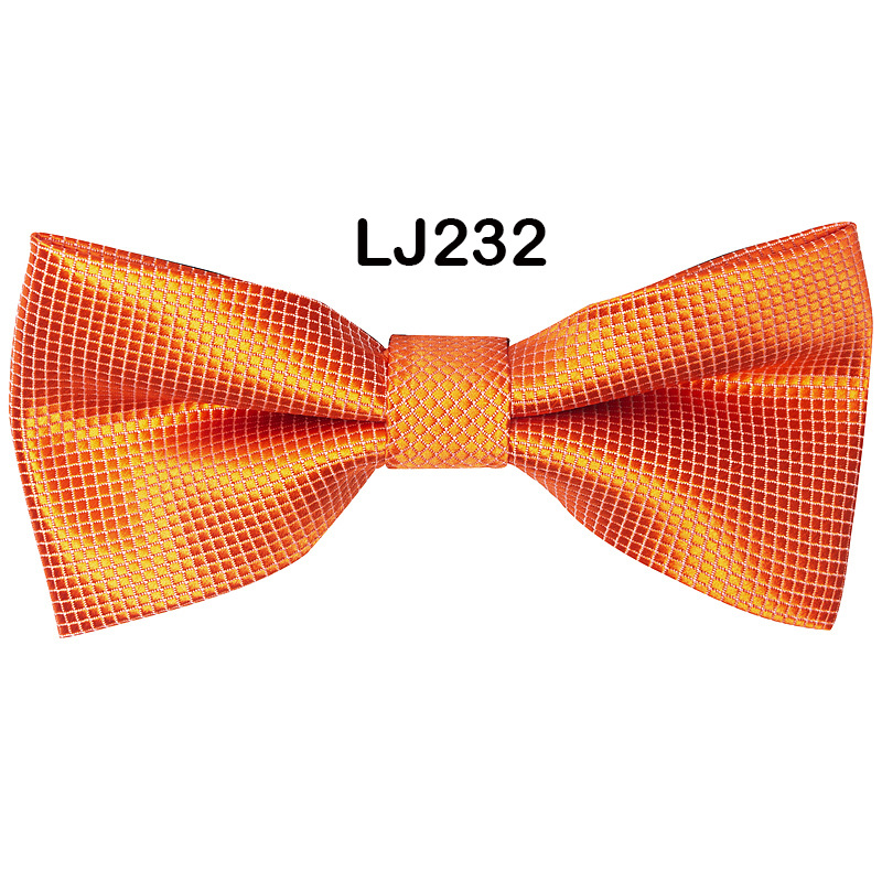 Classic Men's Solid Colour Bow Tie For Formal Wedding Attire_voghion.com
