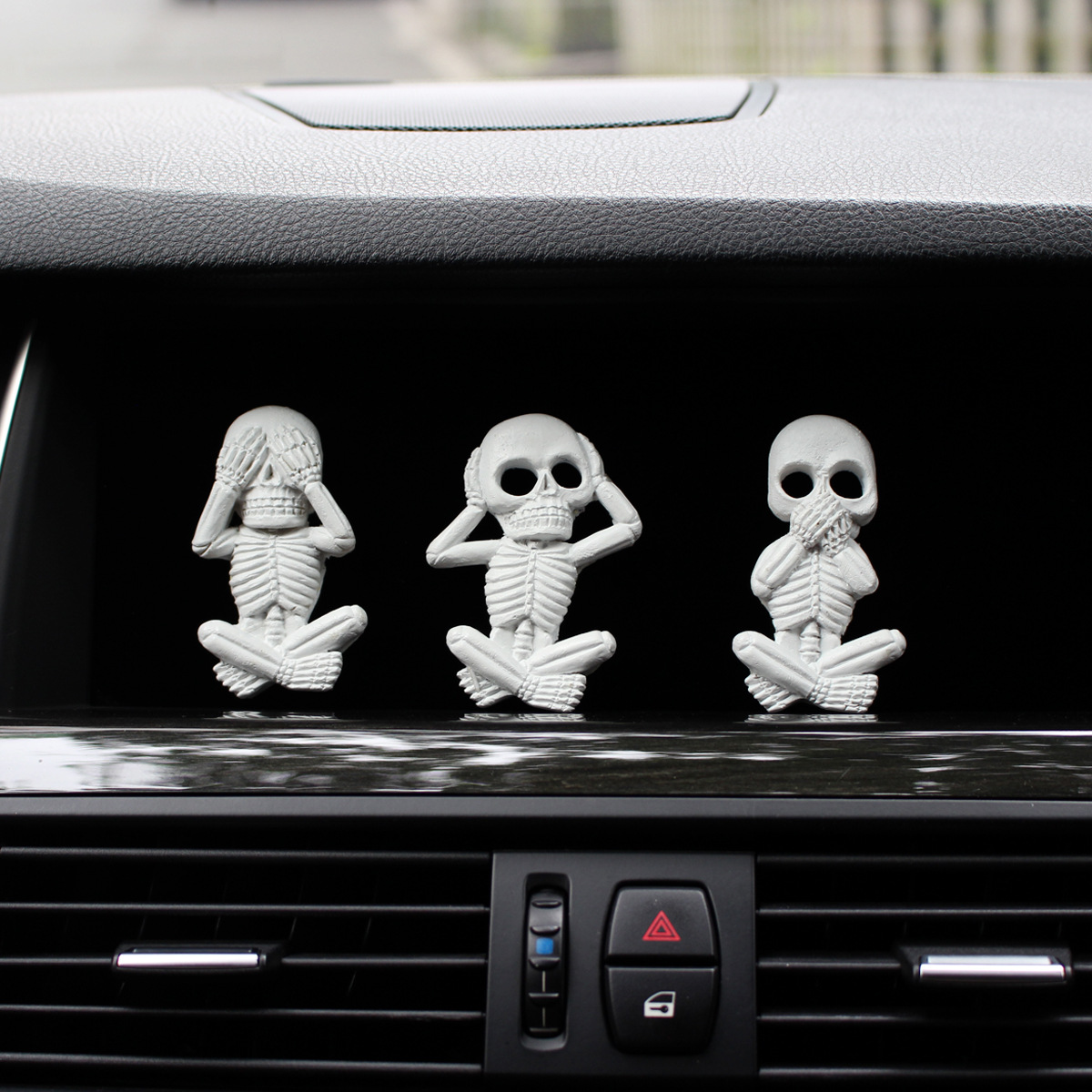  New Halloween Party Decoration Car Stickers Refrigerator Stickers Ghost Festival Scene Layout Wall Window Skeleton 
