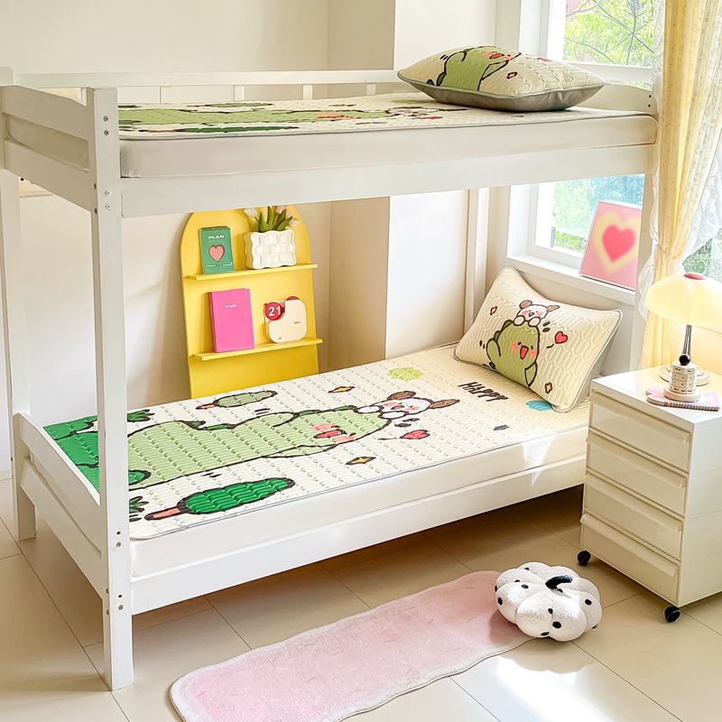 2025 New Osaka Dormitory Cool Silk Cute Dinosaur Baby Mat