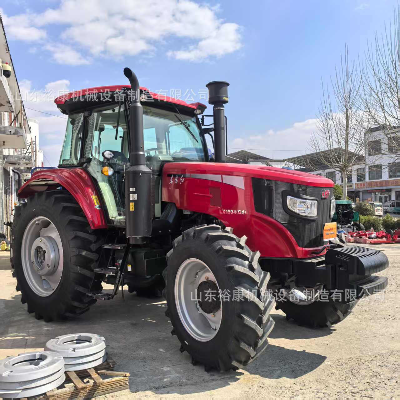 全新减补东方红LX1504(G4)轮式农用拖拉机150马力四驱犁地旋耕机