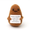 Dark brown potato P card