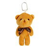 Bow tie, doll, plush keychain, toy, with little bears, Birthday gift