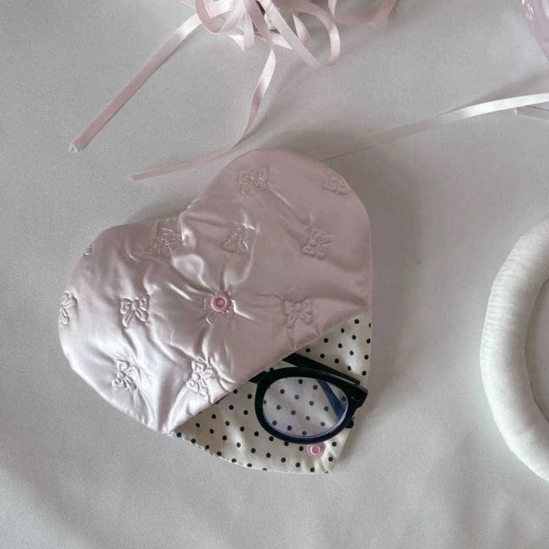 Korean Heart-Shaped Girl's Pu Bow Embossed Coin Purse for Outings, Portable Miscellaneous Storage Women's Clutch Bag Korean Heart-Shaped Girl's Pu Bow Embossed Coin Purse for Outings, Portable Miscellaneous Storage Women's Clutch Bag