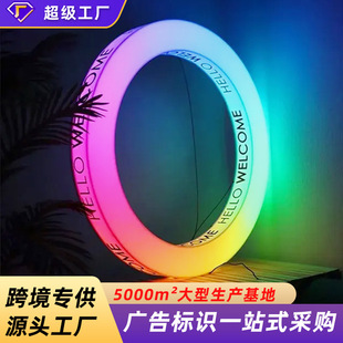 Cross-border foreign trade led custom advertising signs logo outdoor indoor decoration creative dazzling colorful luminous characters