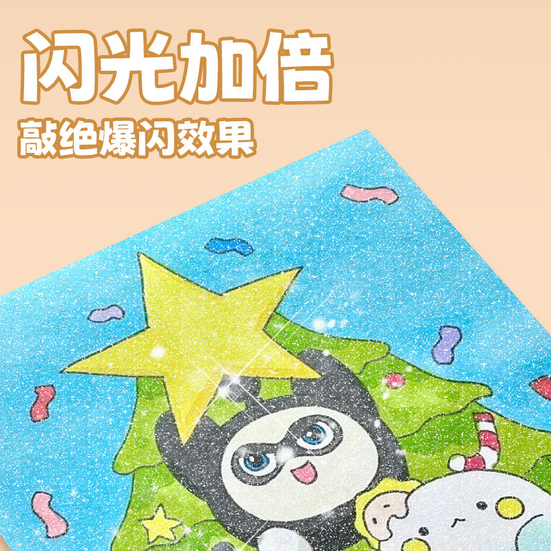 Doble cabeza de doble color flash acrílico marcador especial opaco color plegable explosión de color flash caja plegable de cabeza suave para estudiantes de arte