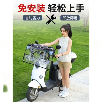 Elektromobil üçün ön şüşə çətiri (günlük) — bike rain cover
