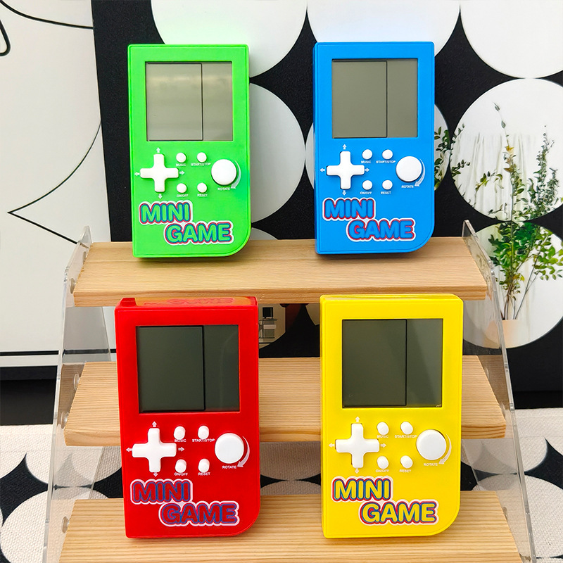 Cross-Border Tetris Game Console Retro Nostalgic Game Children's Small Toys Mini Handheld Game Console Wholesale
