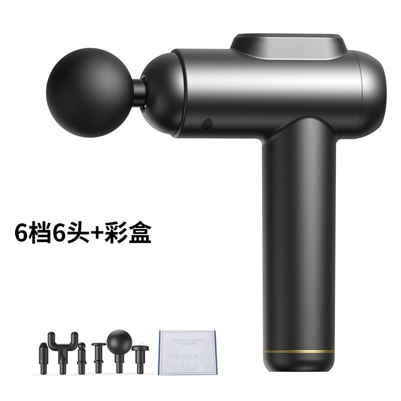 Transfronterizo fascial pistola masajeador hogar fitness profesional inteligente masaje pistola LCD pantalla eléctrica Mini fascial pistola