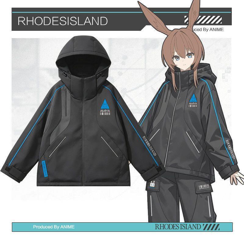 Tomorrow, the fan-made Ark cosplay outfit, Amiya, the administrator of the Endless, Lapland, anime-style jacket Tomorrow, the fan-made Ark cosplay outfit, Amiya, the administrator of the Endless, Lapland, anime-style jacket