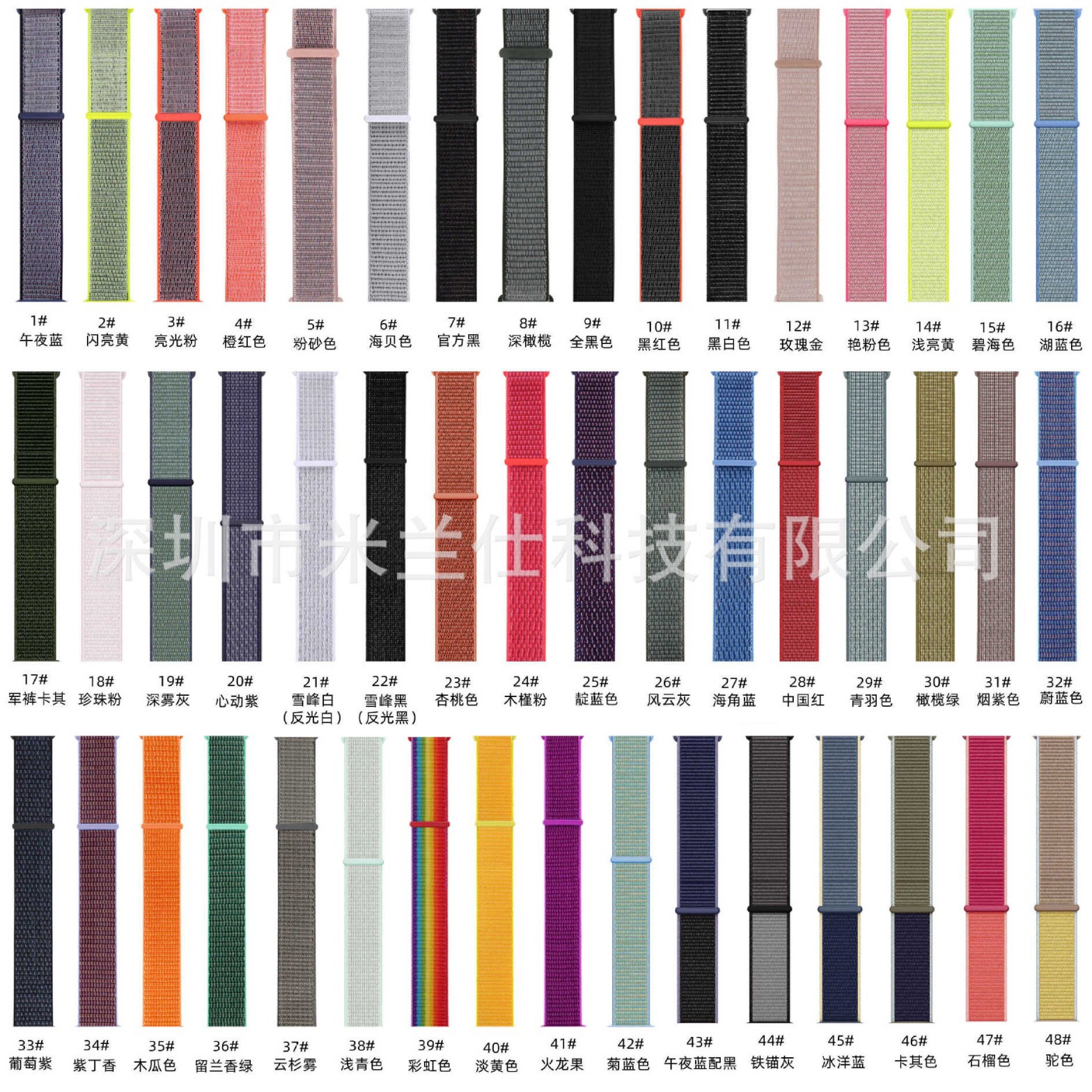 Correa de reloj para Apple s10 nylon bucle apple iwatch3456789se fabricante de ultra2 deportivo