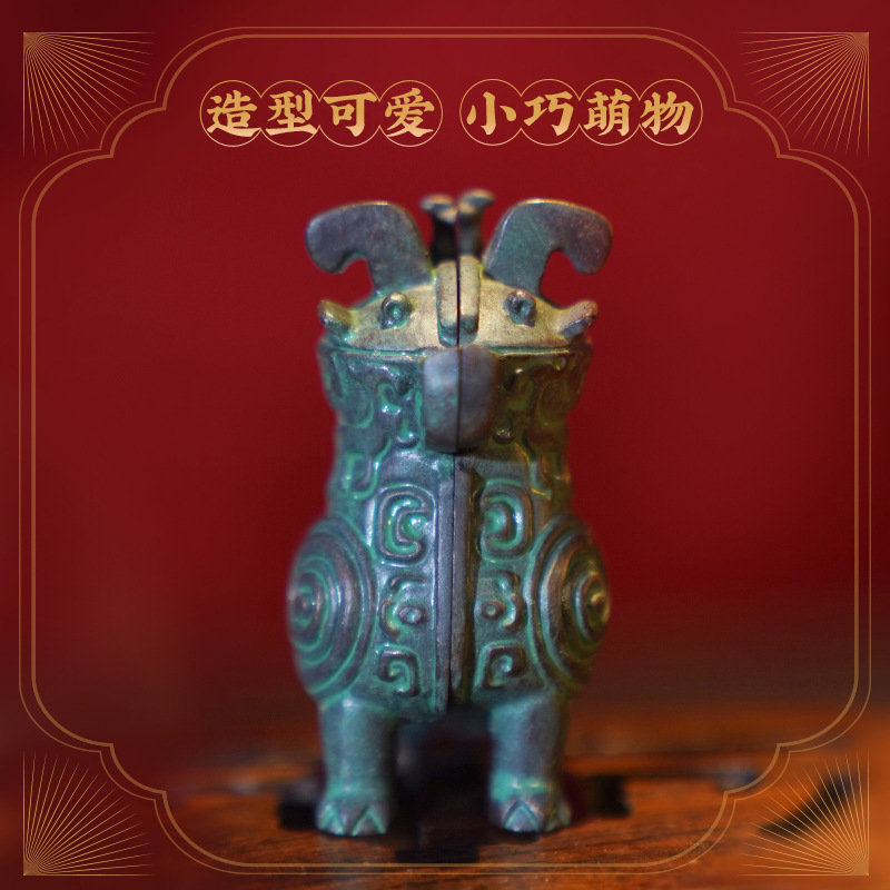 WEN CHUANG FU HAO OWL ZUN 박물관 냉장고 스티커 귀여운 창조적 인 장식품 생일 선물 동반 행사