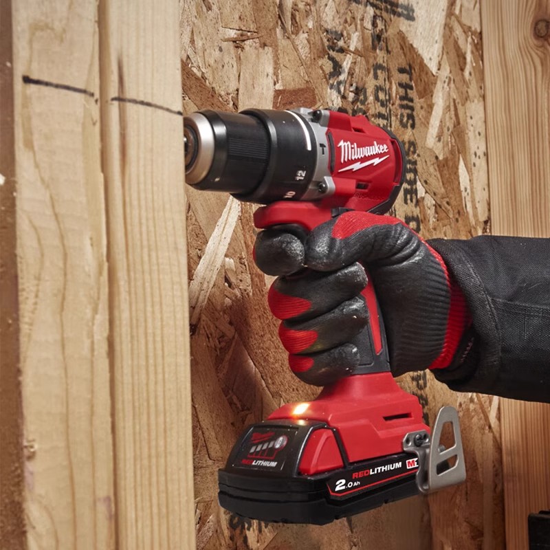 Milwaukee 18V taladro de impacto de batería de litio recargable compacto de grado industrial sin escobillas