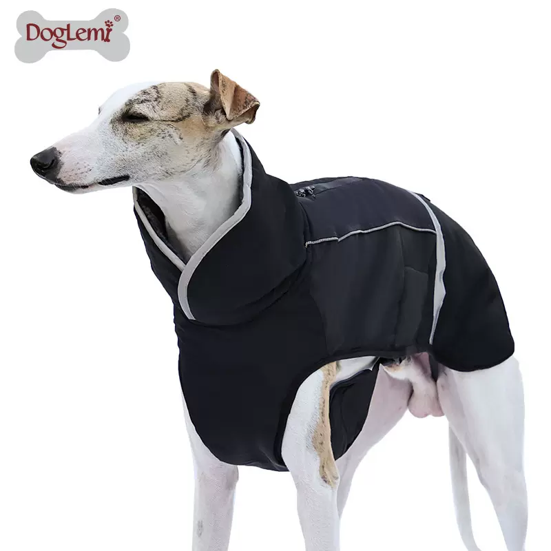 多乐米宠物服装秋冬款反光加厚狗狗衣服金毛法斗保暖夹克宠物衣服